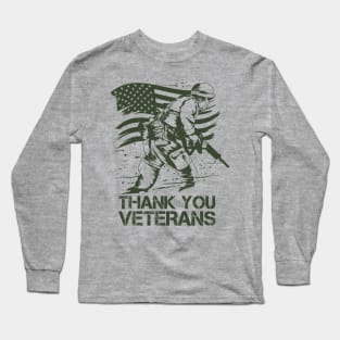 Thank You Veterans Long Sleeve T-Shirt